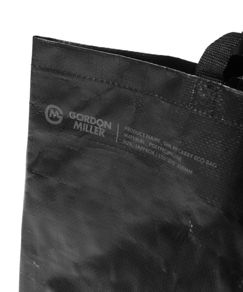 GORDON MILLER（ゴードンミラー）の「GORDON MILLER PP キャリー エコバッグ（エコバッグ/サブバッグ・メンズ・ブラック・22）」の16枚目の写真