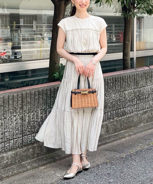 セール】ウォッシャブル割繊ティアードスカート（スカート）｜NOLLEY'S