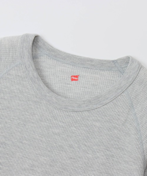 HANES(ヘインズ)の「【Hanes/ヘインズ】レディース クルーネック(Tシャツ/カットソー・レディース・ブラック/オフホワイト/ヘザーグレー/ダークネイビー・FREE)」の14枚目の写真