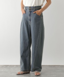 LEPSIM | ウエスト切り替えデニムパンツ　129947(デニムパンツ)