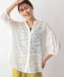 GLOBAL WORK | ジャガードブラウス/125537(シャツ/ブラウス)
