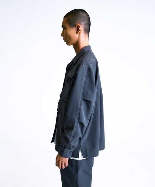 City Ambient Products（シティアンビエントプロダクツ）の「City Ambient Products: SHELTECH Warm(R)マルチポケット シャツ（シャツ/ブラウス・メンズ・ブラック/チャコールグレー・LARGE/SMALL/MEDIUM）」の21枚目の写真