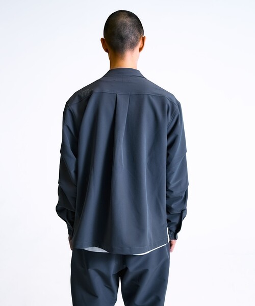 City Ambient Products（シティアンビエントプロダクツ）の「City Ambient Products: SHELTECH Warm(R)マルチポケット シャツ（シャツ/ブラウス・メンズ・ブラック/チャコールグレー・LARGE/SMALL/MEDIUM）」の22枚目の写真