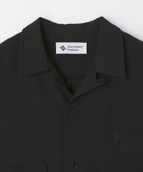 City Ambient Products（シティアンビエントプロダクツ）の「City Ambient Products: SHELTECH Warm(R)マルチポケット シャツ（シャツ/ブラウス・メンズ・ブラック/チャコールグレー・LARGE/SMALL/MEDIUM）」の7枚目の写真