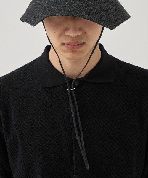 WAXED COTTON CHIN STRAP（キャップ）｜KIJIMA TAKAYUKI（キジマ
