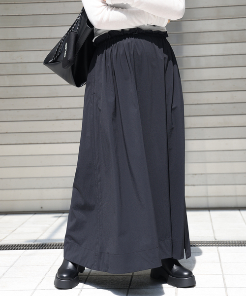 CELERI(セルリ)の「【CELERI/セルリ】GATHER マキシスカート(スカート・レディース・ブラック・36/38)」の3枚目の写真
