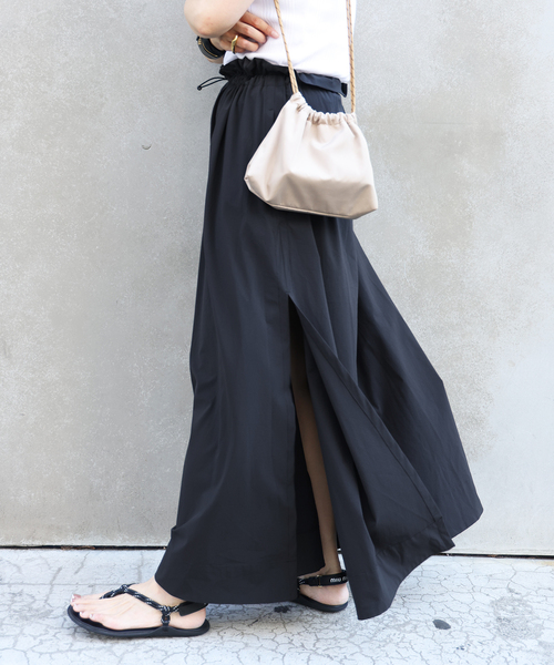 CELERI(セルリ)の「【CELERI/セルリ】GATHER マキシスカート(スカート・レディース・ブラック・36/38)」の7枚目の写真