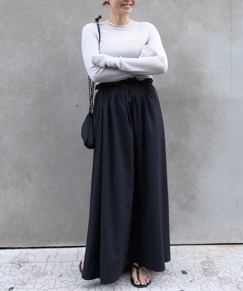 CELERI(セルリ)の「【CELERI/セルリ】GATHER マキシスカート(スカート・レディース・ブラック・36/38)」の13枚目の写真