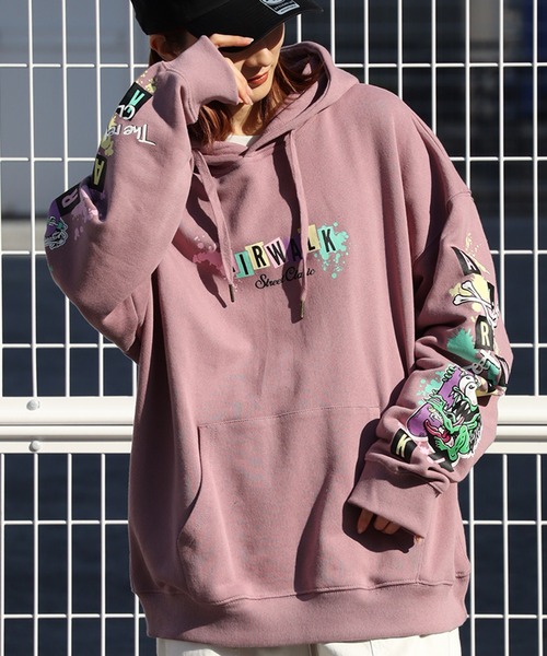 新品 AIRWALK エアーウォーク セルフスタンド フード付き パープル