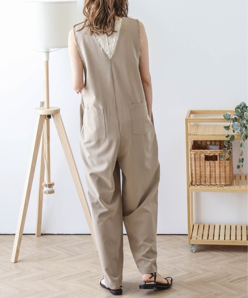 SUGAR BISKET(シュガービスケット)の「フロントジップオールインワン(つなぎ/オールインワン・レディース・ブラック/ベージュ/ネイビー/グレー・フリー)」の19枚目の写真