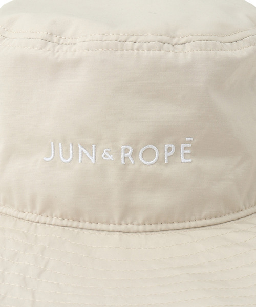 セール】【撥水】ロゴ入りツバ広ハット（ハット）｜JUN&ROPE