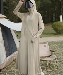 Dita Muaj.（ディータムアージュ）の「【UVカット】ロングパーカーワンピース（ワンピース）」