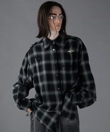 ダメージチェックシャツ/Damaged Check Shirt