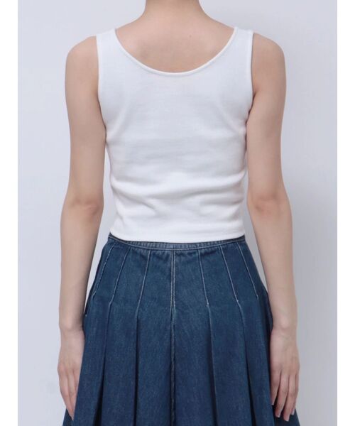 EVRIS（エヴリス）の「ギャザーリボンタンクトップ（タンクトップ・レディース・レッド/ホワイト/ブラック・FREE）」の20枚目の写真