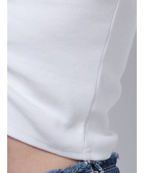 EVRIS（エヴリス）の「ギャザーリボンタンクトップ（タンクトップ・レディース・レッド/ホワイト/ブラック・FREE）」の17枚目の写真