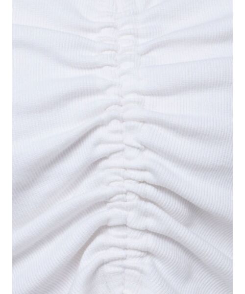 EVRIS（エヴリス）の「ギャザーリボンタンクトップ（タンクトップ・レディース・レッド/ホワイト/ブラック・FREE）」の12枚目の写真