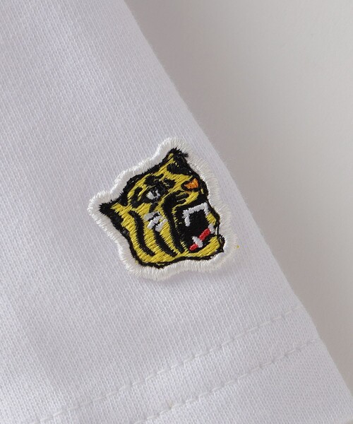 SHIPS（シップス）の「SHIPS KIDS:100～140cm / 阪神タイガース マイクロ SHIPSロゴ ポケット Tシャツ（Tシャツ/カットソー・キッズ・ホワイト/ピンク/オフホワイト/ブラック・130/120/110/100/140）」の5枚目の写真