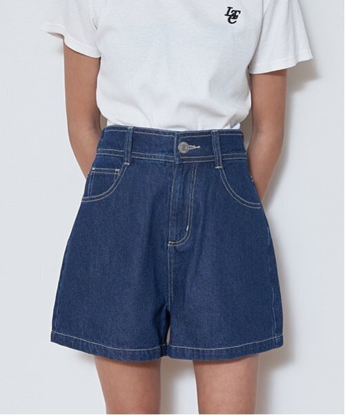 LOVETOXIC（ラブトキシック）の「【GOODPRICE】ベーシックショートパンツ（その他パンツ・キッズ・ブルー/ライトブルー/ブラック・S/L/M）」の3枚目の写真