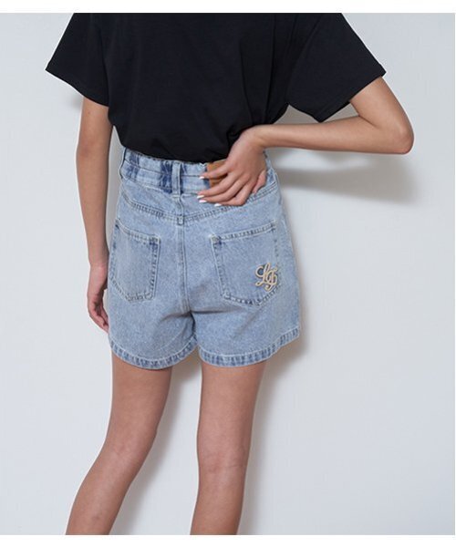 LOVETOXIC（ラブトキシック）の「【GOODPRICE】ベーシックショートパンツ（その他パンツ・キッズ・ブルー/ライトブルー/ブラック・S/L/M）」の6枚目の写真