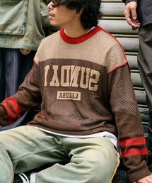 【SOUNDS GOOOOD / サウンズグッド】ナンバリングメッシュニット