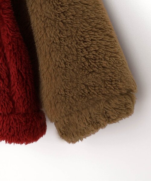 p.premier(ピードットプルミエ)の「カラーブロックファーフリースジャケット(ブルゾン・キッズ・ラベンダー/ブラウン/ブルー/グレー・80/90/100/110/120/130/140)」の14枚目の写真