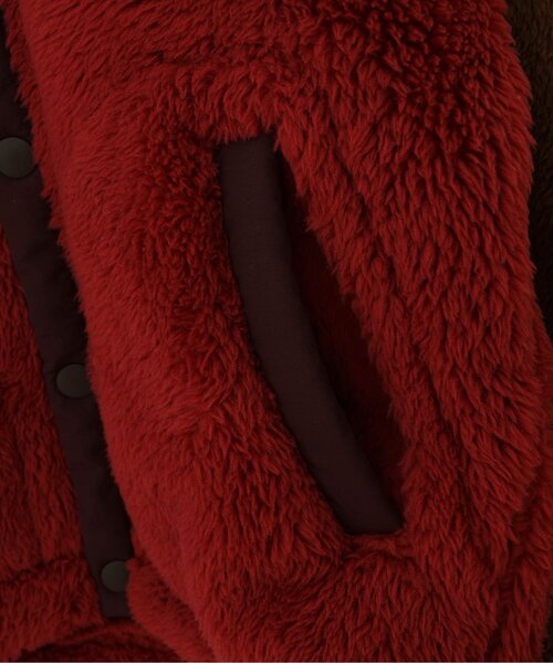 p.premier(ピードットプルミエ)の「カラーブロックファーフリースジャケット(ブルゾン・キッズ・ラベンダー/ブラウン/ブルー/グレー・80/90/100/110/120/130/140)」の15枚目の写真