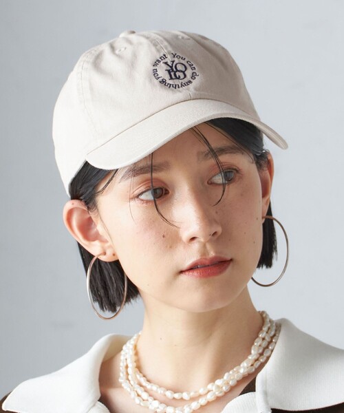 SHIPS（シップス）の「刺繍 ロゴ キャップ 24FW（キャップ・レディース・ネイビー/ベージュ系その他/ピンク系その他・ONE SIZE）」の17枚目の写真