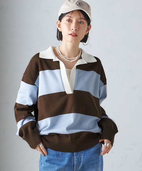 SHIPS（シップス）の「刺繍 ロゴ キャップ 24FW（キャップ・レディース・ネイビー/ベージュ系その他/ピンク系その他・ONE SIZE）」の20枚目の写真