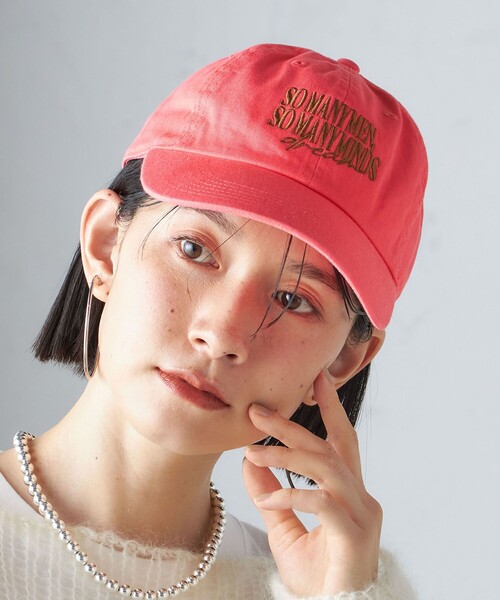 SHIPS（シップス）の「刺繍 ロゴ キャップ 24FW（キャップ・レディース・ネイビー/ベージュ系その他/ピンク系その他・ONE SIZE）」の22枚目の写真