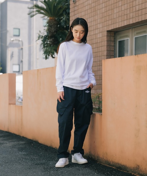 CROSS & STITCH（クロスステッチ）の「▲CROSS&STITCH/クロスアンドステッチ オープンエンド マックスウェイトロングスリーブTシャツ 長袖 ユニセックス（リブ有り）（Tシャツ/カットソー・メンズ・ホワイト/スミクロ/ダークブルー/アッシュ/ダークグリーン/ブラック/ライトベージュ・S/M/XL/L）」の9枚目の写真