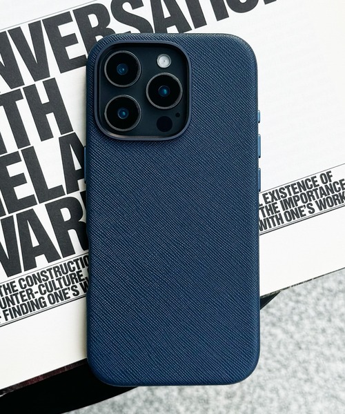 ダークブルー マグセーフ対応 iPhoneケース iPhone 手帳型 分離式 ケース MagSafe マグセーフ 対応 カード収納