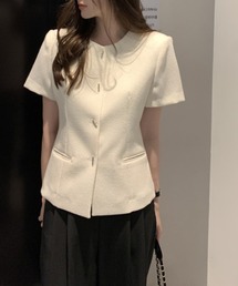 PIN（ピン）の「a bar jacket（ノーカラージャケット・レディース）」
