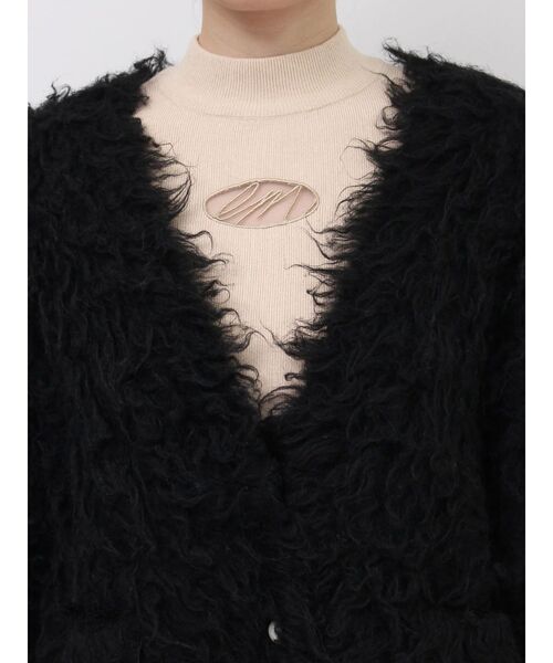 EATME（イートミー）の「シャギールーズニットカーディガン（カーディガン/ボレロ・レディース・グレー/アイボリー/ブラック・FREE）」の17枚目の写真