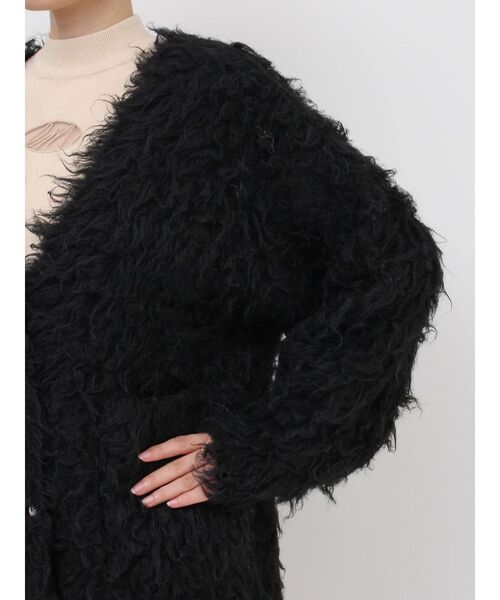 EATME（イートミー）の「シャギールーズニットカーディガン（カーディガン/ボレロ・レディース・グレー/アイボリー/ブラック・FREE）」の18枚目の写真