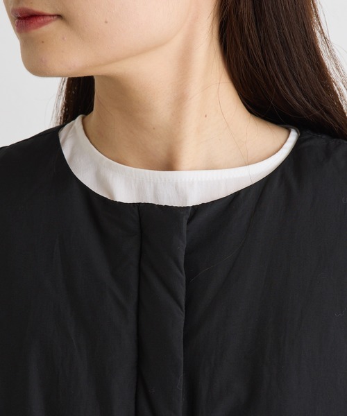 PUAL CE CIN（ピュアルセシン）の「ダウンベスト（ダウンベスト・レディース・ブラック/ベージュ・FREE）」の6枚目の写真