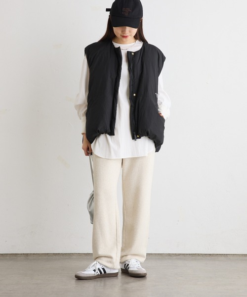 PUAL CE CIN（ピュアルセシン）の「ダウンベスト（ダウンベスト・レディース・ブラック/ベージュ・FREE）」の14枚目の写真