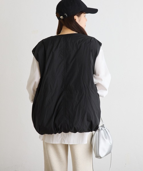 PUAL CE CIN（ピュアルセシン）の「ダウンベスト（ダウンベスト・レディース・ブラック/ベージュ・FREE）」の17枚目の写真