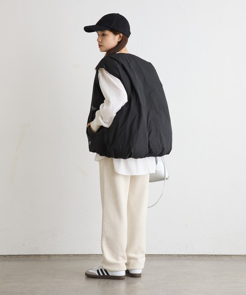 PUAL CE CIN（ピュアルセシン）の「ダウンベスト（ダウンベスト・レディース・ブラック/ベージュ・FREE）」の16枚目の写真