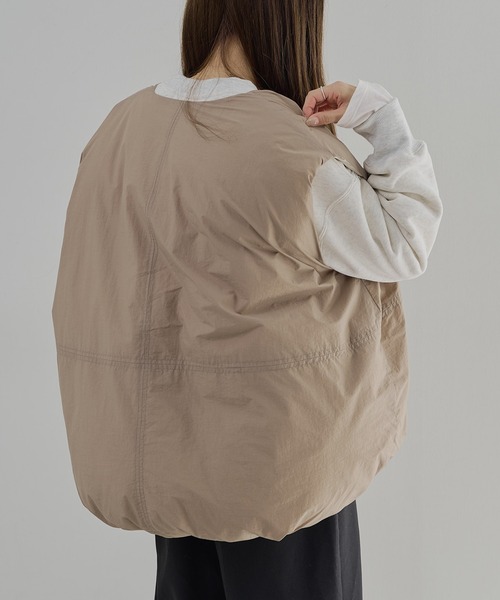 PUAL CE CIN（ピュアルセシン）の「ダウンベスト（ダウンベスト・レディース・ブラック/ベージュ・FREE）」の21枚目の写真