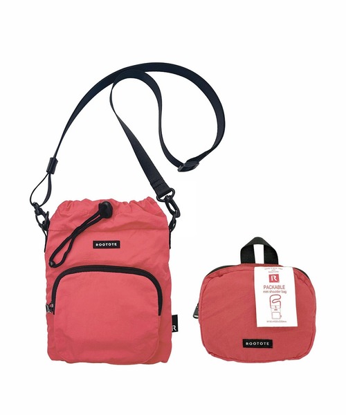 ROOTOTE(ルートート)の「ルートート / SN.ベビールー.パッカブル-B(ショルダーバッグ・レディース・コーラルピンク/グリーン/クリーム/グレー/ブラック・FREE)」の8枚目の写真