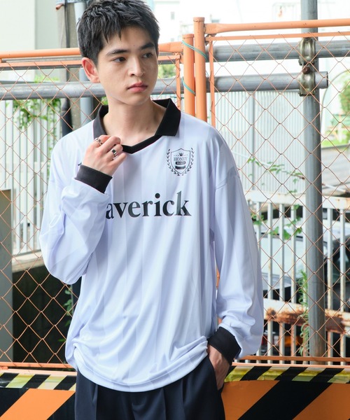 WEGO（ウィゴー）の「WEGO/ドロストゲームロゴロンT（Tシャツ/カットソー・メンズ・ブラック/その他1/ホワイト/ネイビー・LARGE/MEDIUM）」の4枚目の写真