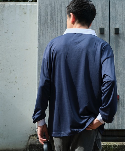 WEGO（ウィゴー）の「WEGO/ドロストゲームロゴロンT（Tシャツ/カットソー・メンズ・ブラック/その他1/ホワイト/ネイビー・LARGE/MEDIUM）」の16枚目の写真