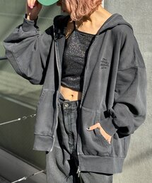 CIAOPANIC | ピグメント刺繍ダブルジップパーカー(パーカー)