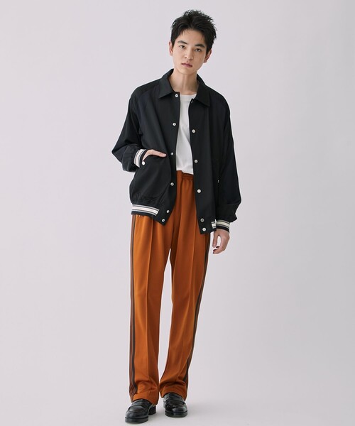 Needles（ニードルス）の「【Needles/ニードルズ】Narrow Track Pant - Poly Smooth（その他パンツ・メンズ・ダークブルー/レンガ/オリーブ/ダークグリーン・L/M/S/XL）」の5枚目の写真