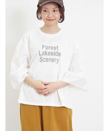 Samansa Mos2 | 袖ティアードTシャツ(Tシャツ/カットソー)