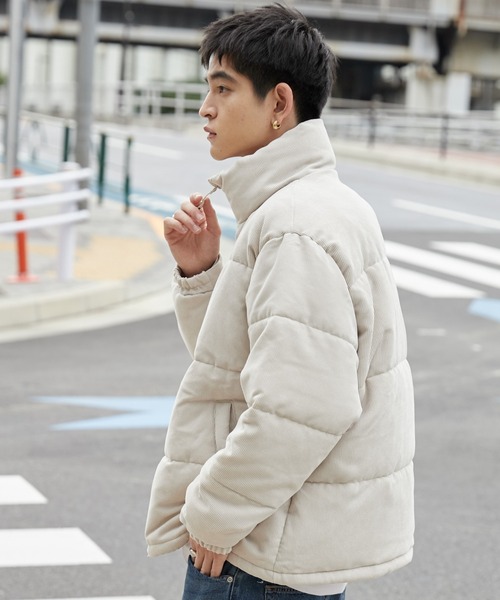 ☆LOUNGE LIZARD☆ コーデュロイブルゾン/アウター/中綿/日本製 NAUTICA（ノーティカ） ブルゾン アウター 中綿 ブリーチ コーデュロイ