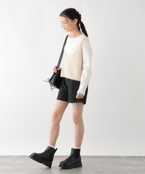 ラメニットビスチェ/140557（タンクトップ）｜GLOBAL WORK