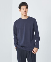green label relaxing（グリーンレーベルリラクシング）の「スパニッシュピマ ミックス クルーネック Tシャツ（Tシャツ/カットソー）」