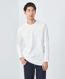 green label relaxing | スパニッシュピマ ミックス クルーネック Tシャツ(Tシャツ/カットソー)