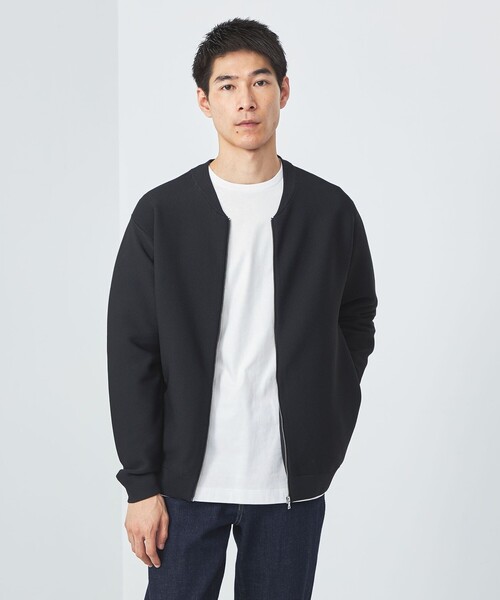 green label relaxing（グリーンレーベルリラクシング）の「スパニッシュピマ ミックス クルーネック Tシャツ（Tシャツ/カットソー・メンズ・ブラック/グレー/ネイビー/ホワイト・XL/L/XXL/M/S）」の7枚目の写真